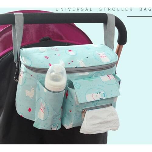 Multifunction Baby Bags Outdoor Mummy Travel Hanging Carriage Diaper Bag Large Capacity Nappy Changing Bags Stroller Organizer