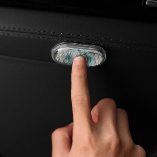 Car Interior Light Auto Roof Ceiling Reading Lamp LED Car Styling Night Light Mini USB Charging Car Light 5V 6 Lamp Beads
