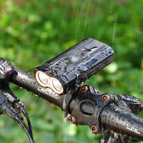 Outdoor cycling mountain bike light USB rechargeable waterproof bicycle headlight led night bike headlight