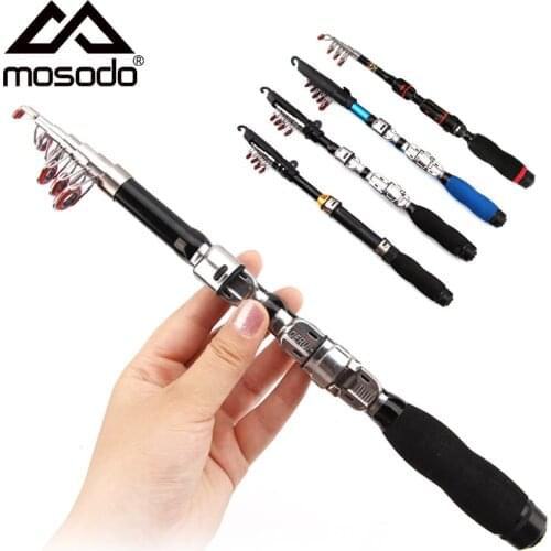 Mosodo Ultralight Telescopic Rock Fishing Rod Mini Travel Spinning Rod 1M 1.5M 1.9M 2.1M 2.3M Carp Feeder Fishing Rod Sea Pole