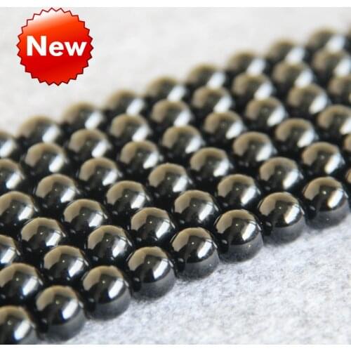 8-14mm Black Shell pearl beads Seashell DIY gift for women girl loose Jewelry making design 15inch Wholesale