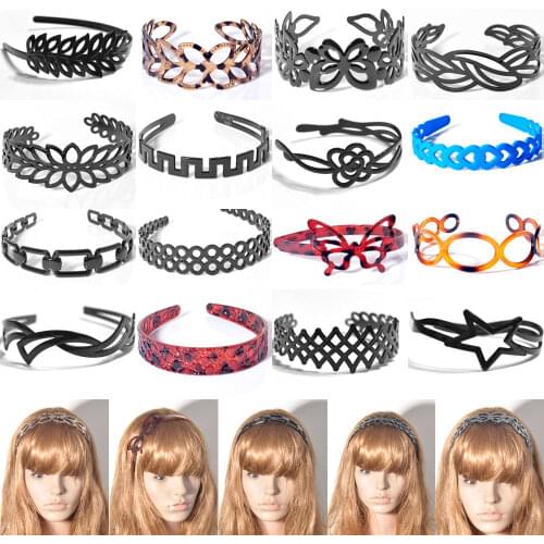 2 pcs Lady Women Alice Hair Accessory Band Headband Wedding Plastic Fascinator Gift
