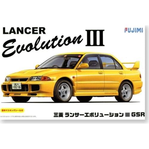 1/24 Fujimi Plastic Assembled Car Model Toy Mitsubishi Lancer Evolution III GSR Static Model DIY Model Kit #03917