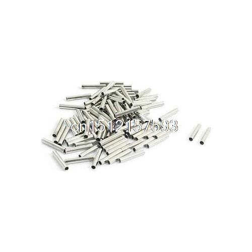 18AWG Cable Wire EN1008 Connector 1.4mm Inner Dia Tube Bare Terminal 100 Pcs