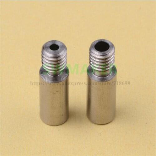 2pcs kraken extruder throat W/ ptfe lined TC4 / Stainless steel thermal barrel 1.75/3mm Chimera/Cyclops 3D printer par