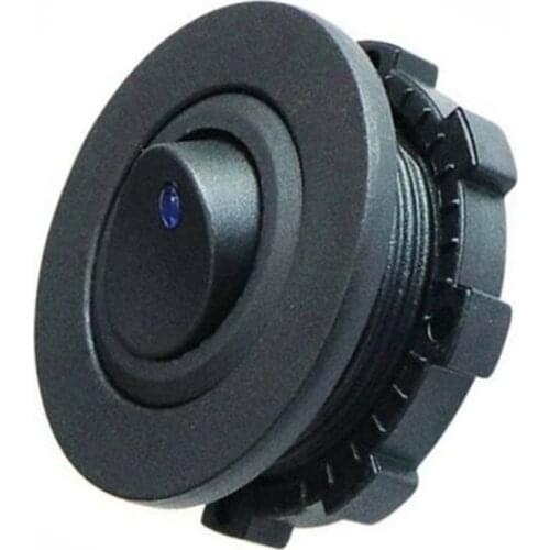 3 Pin 12V 24V Light Switch Blue LED Round Rocker Switch 30mm Hole For Motorhome Caravan Boat Campervan