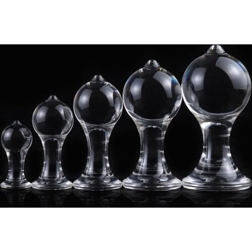 Crystal Butt Plug Anal Sex Toys Anus Diatator Anal Plug G Spot Stimulate Male Prostate Massager Adult SM Sex Toys Butt Plug