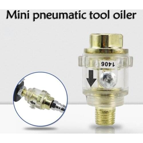 Hardware Automatic Mini In-line Oiler Lubricator for Air Pneumatic Tool for Pneumatic Tool & Air Compressor Pipe repair