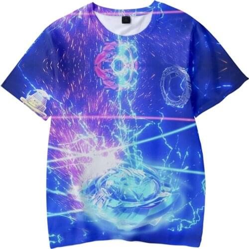 2019 kids T Shirt Beyblade Burst Evolution 3D Print t-shirt boys girls short sleeve tshirt Hip hop Summer Children clothes Tops