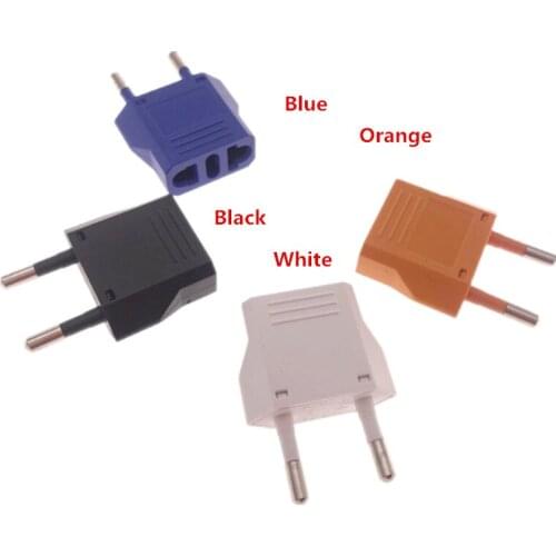 10pcs US Germany To EU European Travel Power Adapter EU Type C Plug Adapter AC Electrical Power Cord Outlet Charger Sockets