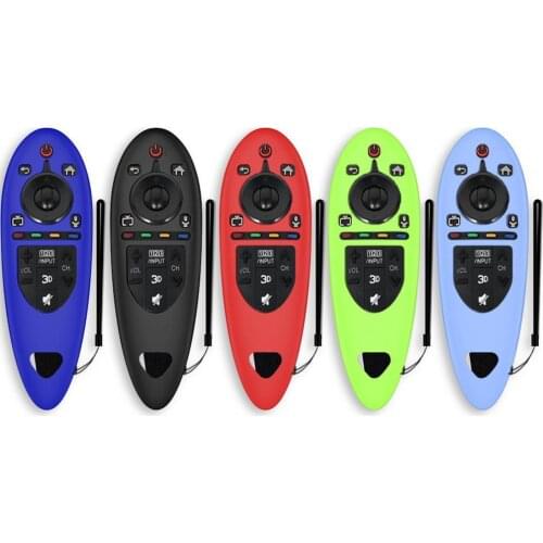 Flexible Shockproof Remote Control Case Silicone Dustproof Wear-resistant Skin-friendly Protective Cover for LG AN-MR700
