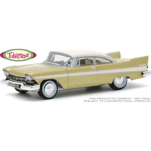 GreenLight 1:64 1957 Plymouth Belvedere boutique alloy car toys for children kids toys Model original box