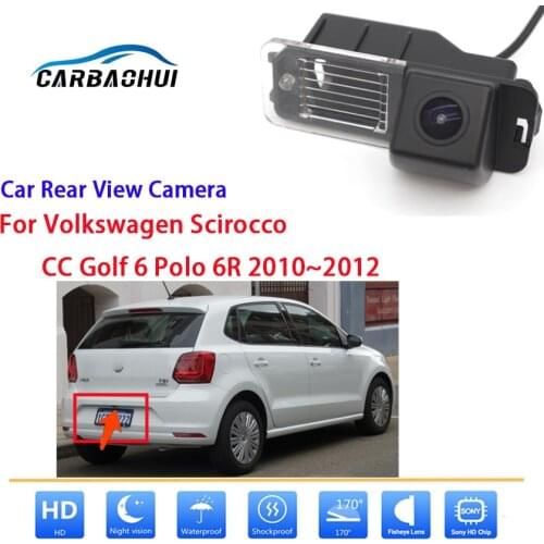 Rear View Camera For Volkswagen Scirocco CC Golf 6 Polo 6R 2010 2011 2012 CCD Full HD Night Vision Reversing Parking Camera