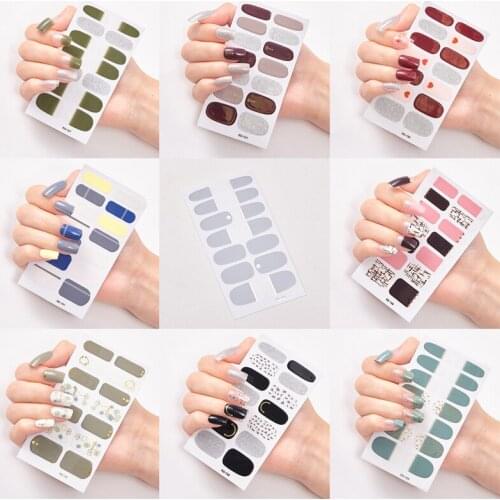 ENDRRFLL Small fresh sticker nail sticker set Mature beauty products Watermark Mixed color nail stickers Fashion nail cosmetics