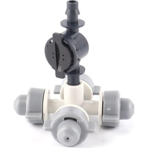 Irrigation Kits Grey Across Atomized Sprinkler With 6mm Anti-Drip Foggy Sprinkler Garden Irrigation 5/10/15/20/30/50sets