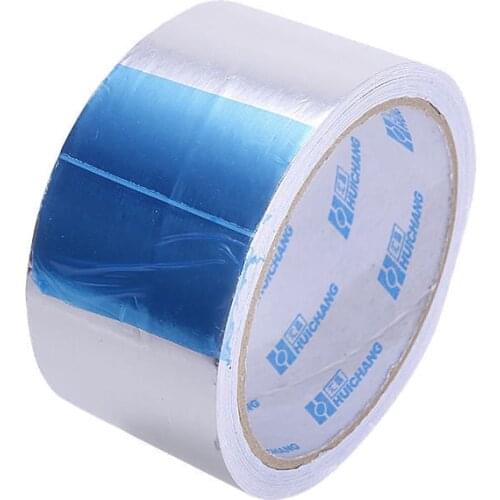 Strong & Reliable Aluminium Foil Tape 50mm*30m Roll Ideal For Heat Reflection Water-proof For Heating cable