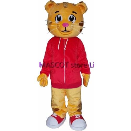 Sell Like Hot Cakes Daniel Tiger Mascot Costume Daniel Tiger Fur Mascot Costumes