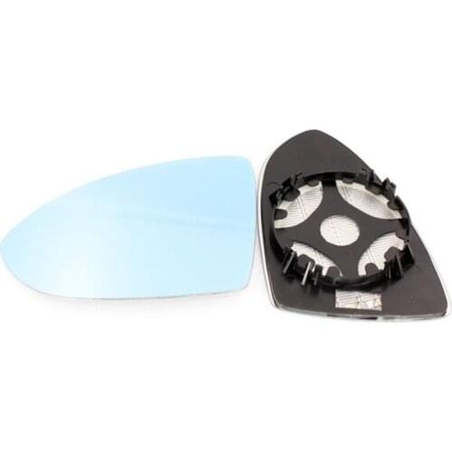 Wide View Rear View Mirror Glass Blue Auto Dimming Mirror Glass with Heater LED Indicator for VW Passat B8