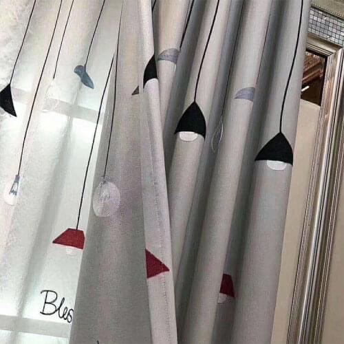 2021 New Modern Blackout Curtain Cloth Velvet Linen Embroidery Cloth Finished Custom Living Room Bedroom Hotel Curtain