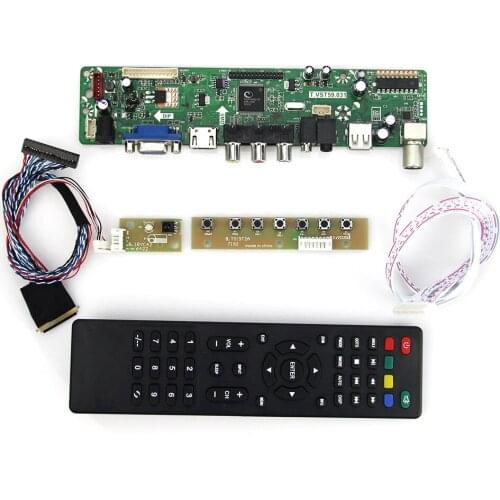 T.VST59.03 For HSD100IFW1-A00 LCD/LED Controller Driver Board (TV+HDMI+VGA+CVBS+USB) LVDS Reuse Laptop 1024x600