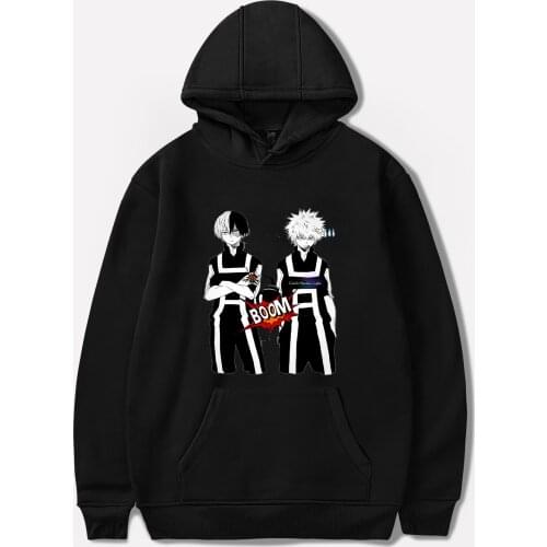 Anime My hero academia Hoodie Fashion Men/Women Sweatshirts Cute Y2K Todoroki Hoodies New Kawaii Boys/girls Pullovers Kids Tops