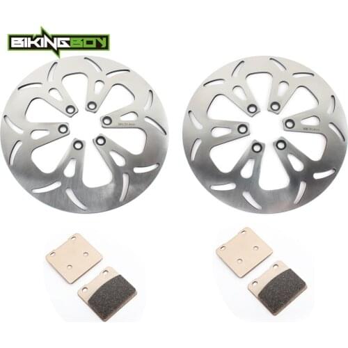 BIKINGBOY VS 1400 GL GLP Intruder 87 88 89 90 91 92 93 94 95 96 97 98 99 00 01 02 03 04 Front Rear Brake Discs Disks Rotors Pads