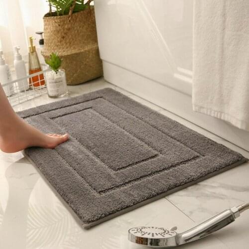 Thicken Shower Mat Absorbent Floor Mats For Bedroom Livingroom Non-Slip Washable Bath Mat Rectangle Doormat Bathroom Products