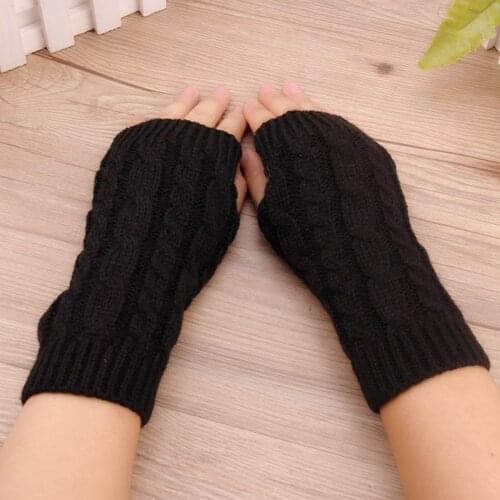 Womens Winter Knitted Stretch Keep Warm Riding Gloves With Mobile Phone Lady new Running Gloves перчатки зимние женские 2021
