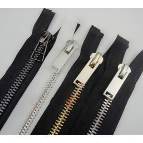 2 PCS/LOT OVERSIZE Metal Zipper European-STYLE CORN TEETH for JACKET Down Coat Sewing ACCESSORIES MOST FREE SHIPPING