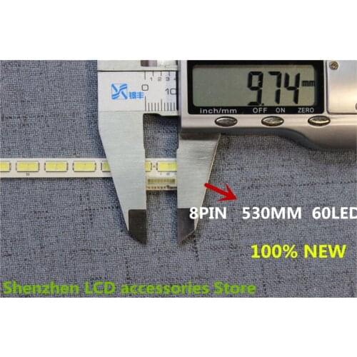 2Pieces/lot FOR LG Innotek 42Inch 7030PKG 60ea Rev0.2 LCD backlight strip 530MM 60LED 100%NEW