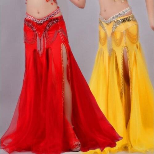 2020 Belly Dance Stage Costume Gypsy Tribal Linen Skirt Dress resell Egypt belly dance stage wear