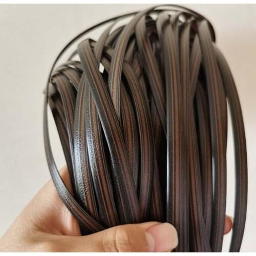 500g Coffee Gradient Flat Synthetic Rattan Material Webbing Furniture Weave Knit Repair Chair Table Bed Basket Rattan Roll Decor