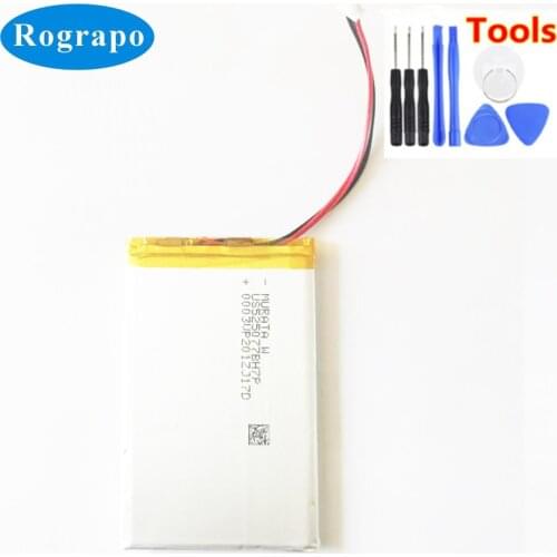 New Battery For HIDIZS AP200 Player Accumulator 3.7V 3400mAh Rechargeable Batterie 4-wire Plug+tools