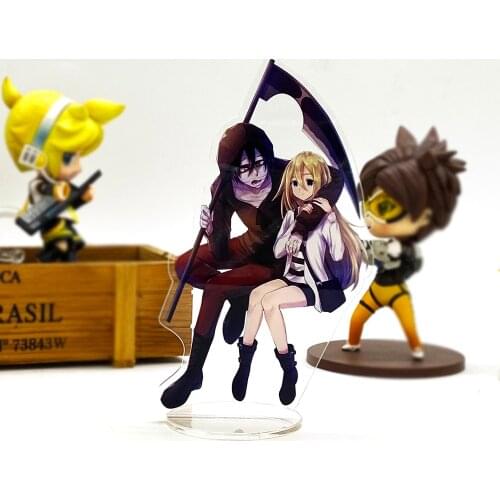 Angels of Death Zack & Rachel #B HF acrylic stand figure model plate holder cake topper anime Japanese