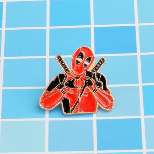 Japanese Style Ninja Brooch For Backpacks Lapel Shirt Enamel Pin Broche for Women Badge Pines Metal Brooches Jewelry Accessories