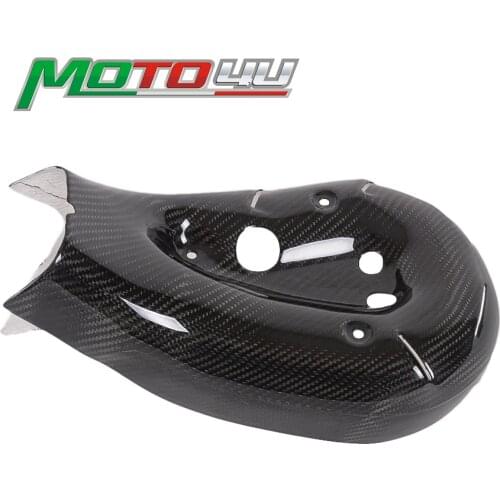 For Ducati 899 1199 Panigale Real Carbon Fiber Motorcycle Exhaust cover Protective Decoration