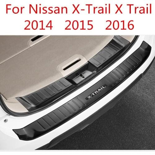 For Nissan X-Trail X Trail T32 2014 2015 2016 Auto Door Sill Scuff Plate Guard Welcome Pedal Stickers Car Styling Accessories