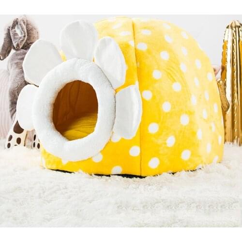 Cat Lovely Cave Beds Warm Cartoon Design Puppy Pet Dog Kennel Soft Comfortable House for Cats for Small Cats Top Quality Winter