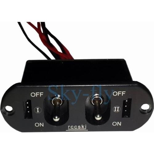 Rccskj Dual Charging Switch Heavy Current For RC Gas/Nitro Airplane 3105