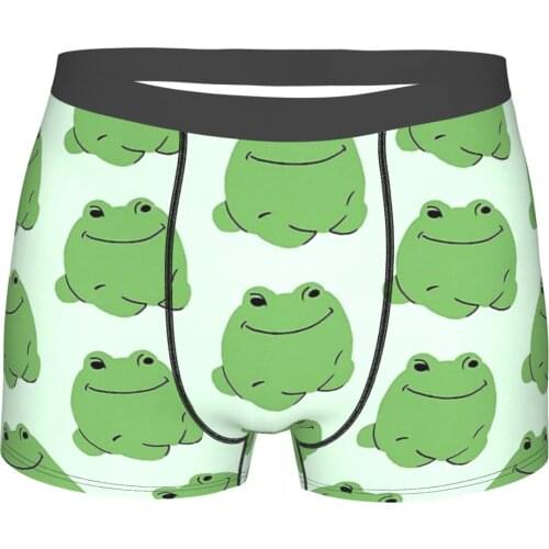 Suspicious Frog Cottagecore Rural Aesthetic Underpants Homme Panties Male Underwear Ventilate Shorts Boxer Briefs