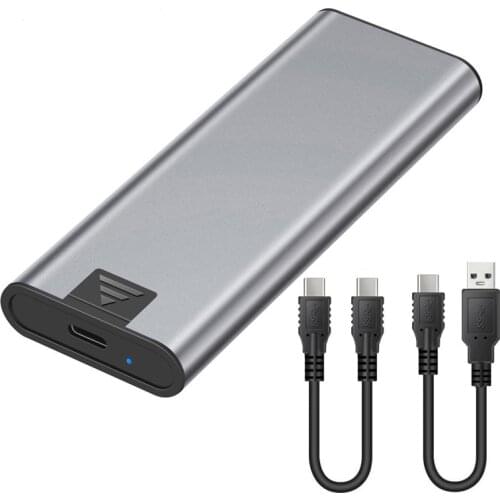 USB3.1 to M.2 NVME SSD enclosure PCIE M.2 NVME/NGFF USB SSD Enclosure Aluminum 10Gbps External Box Solid disk external