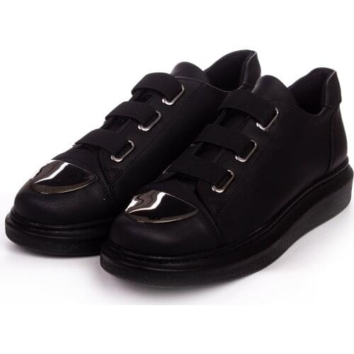 YTHG Mens Shoes Full Black Color Artificial Leather Elastic Band Closure Unisex Fashion Sneakers Spring and Fall Season Slip On Hot Sale Walking Luxury Lightweight Comfortable Original Flexible Footwear Solid