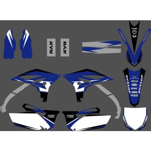 New Style TEAM GRAPHICS DECALS STICKERS FOR Yamaha YZ250F YZF250 YZF 250 YZ 250F 2010 2011 2012 2013 Motorcycle Racing Kits