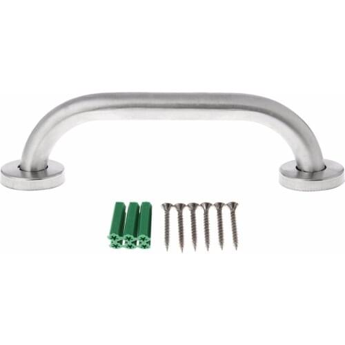 Stainless Steel Bathroom Shower Support Wall Grab Bar Safety Handle Towels Rail 20cm
