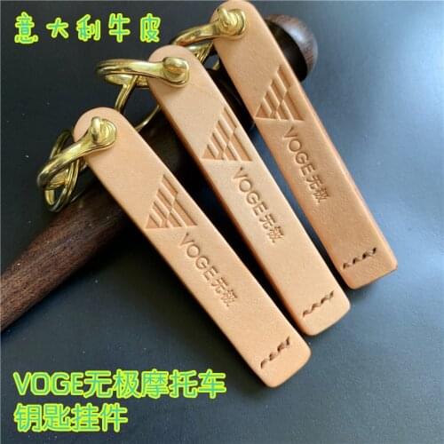 Motorcycle Key Genuine Leather Pendant for Loncin Voge 300r 500r