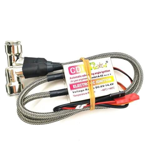 Rcexl Double Ignition CDI CM6 plugs 90 degrees / 120 degrees and Hall Sensor for straight / V type engines DLE 111 DA engines