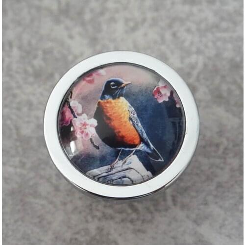 Flower Birds Knobs Vintage Drawer Dresser Knobs Handmade Cupboard Pulls Handle Chic Kitchen Cabinet Knobs Furniture Hardware