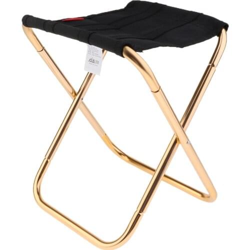 Folding Stool Small Collapsible Chair Stool Lightweight Slacker Chair Garden Beach Seat for Fishing Camping Picnic Barbecue