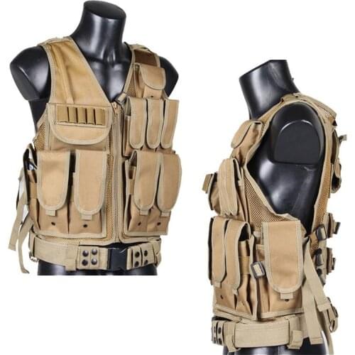 Outdoor Tactical Vest Camouflage Military Body Armor Sports Wear Hunting Vest Army Swat Molle Vests