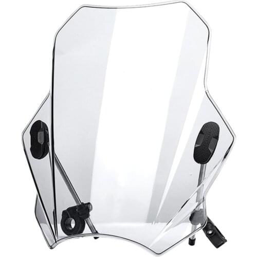 Windshield Motorcycle Universal Windscreen Motorbikes Deflector For CBR600RR CB1000R For KAWASAKI Z650 Z750 Z800 Z900 NINJA 400